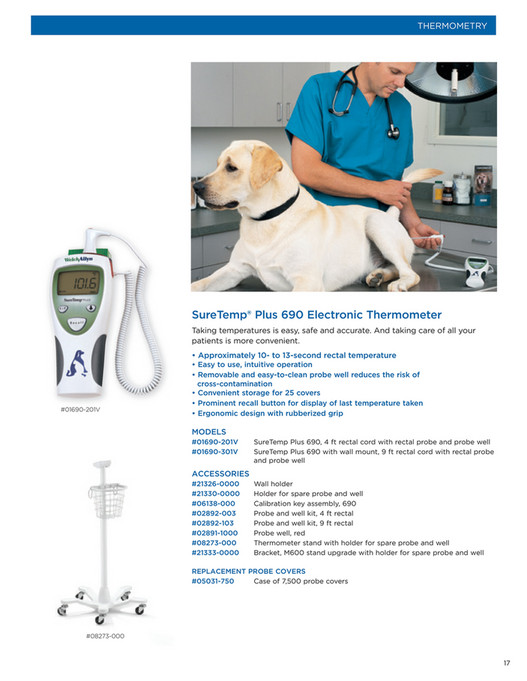 DLC Vet Pty Ltd Welch Allyn Veterinary Catalogue Page 1617