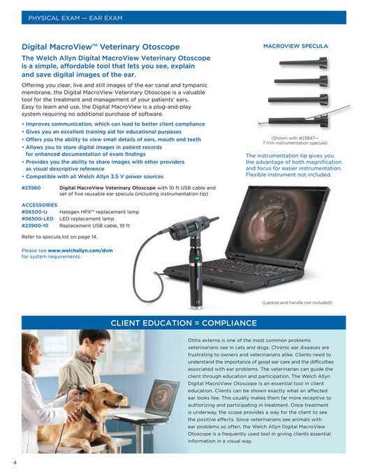 DLC Vet Pty Ltd Welch Allyn Veterinary Catalogue Page 45 Created