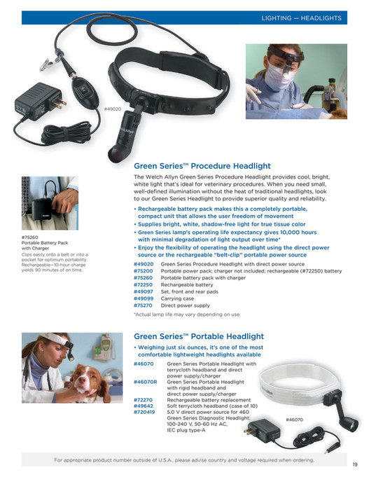 DLC Vet Pty Ltd Welch Allyn Veterinary Catalogue Page 1819