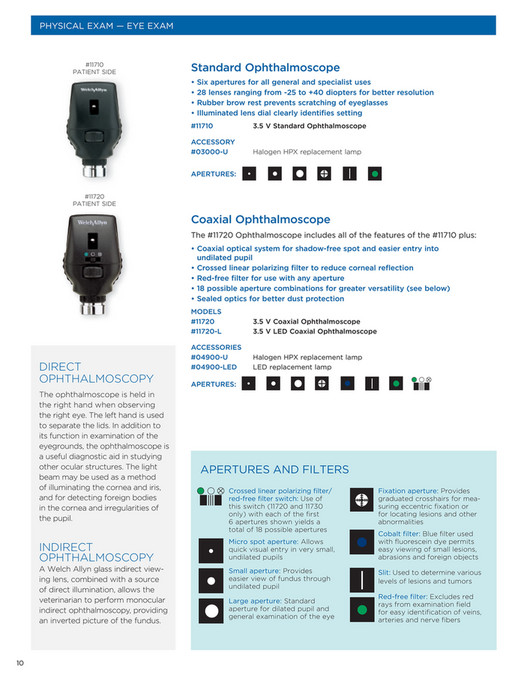 DLC Vet Pty Ltd Welch Allyn Veterinary Catalogue Page 1011