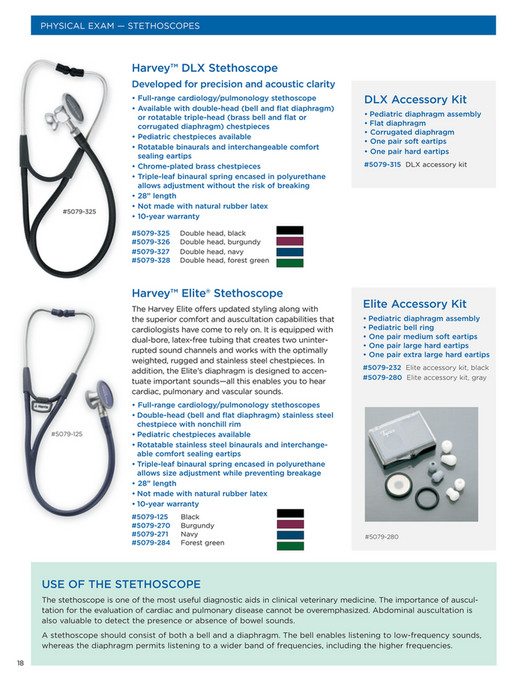 DLC Vet Pty Ltd Welch Allyn Veterinary Catalogue Page 1819