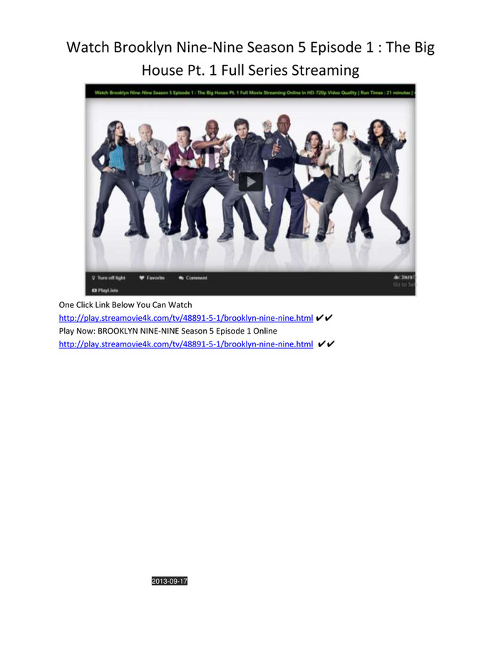 brooklyn nine nine s5 online