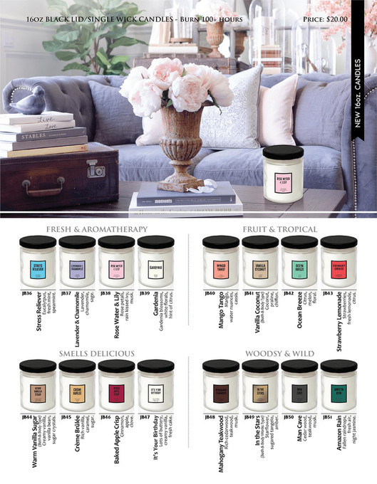Glow Scented Candles GLOW catalog SPRINGSUMMER collection 2020