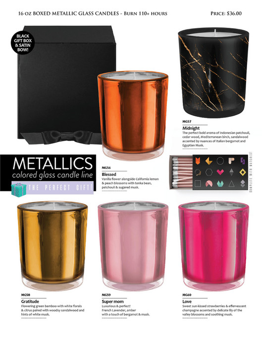 Glow Scented Candles GLOW catalog SPRINGSUMMER collection 2020