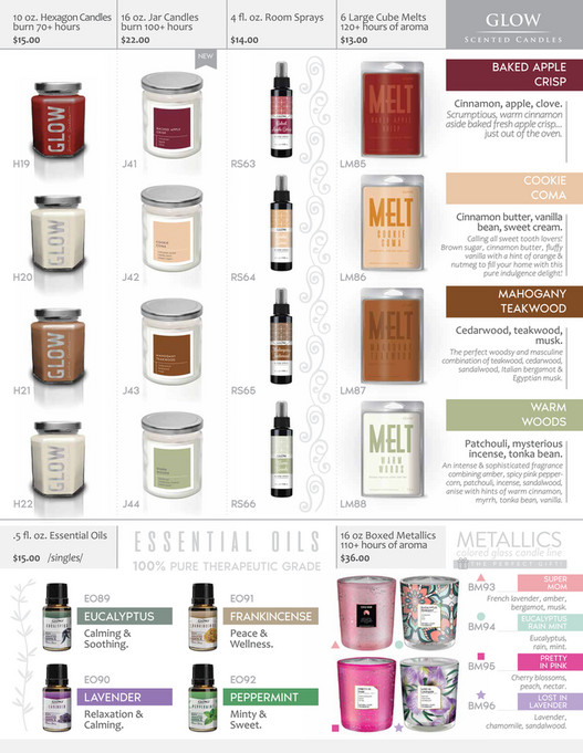 Glow Scented Candles Hello Happiness, Hello Spring! GLOW catalog_2023
