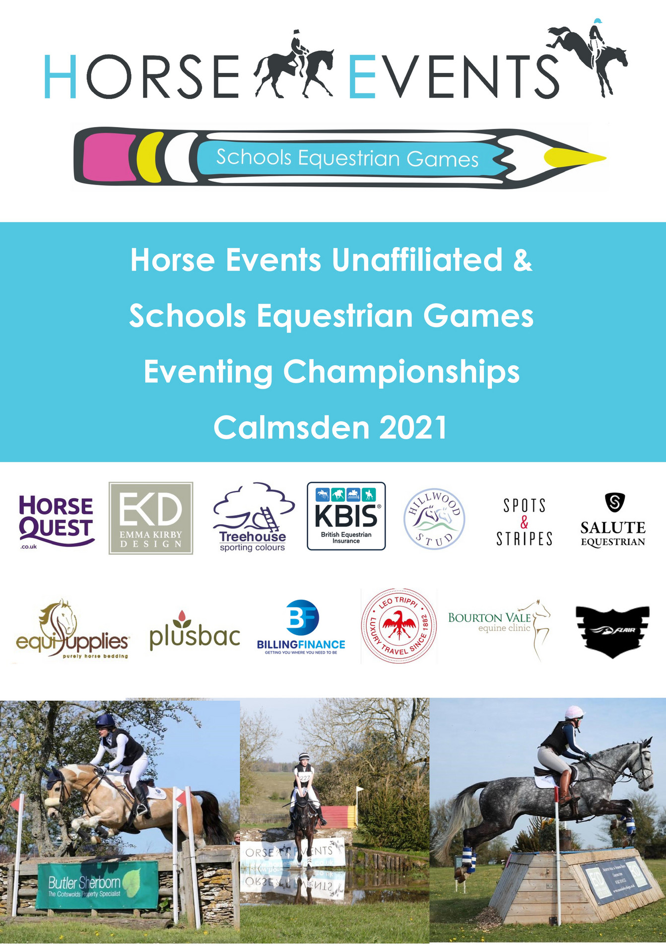 Horse Events Unaff SEG Eventing Championship ODE Event Program 