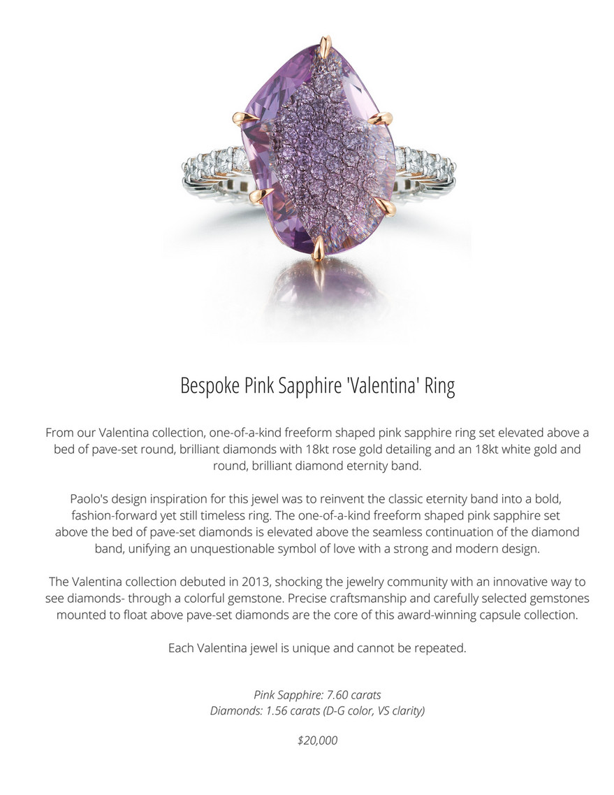 My publications - Bespoke Pink Sapphire Valentina Ring-1 - Page 4 - Created  with Publitas.com