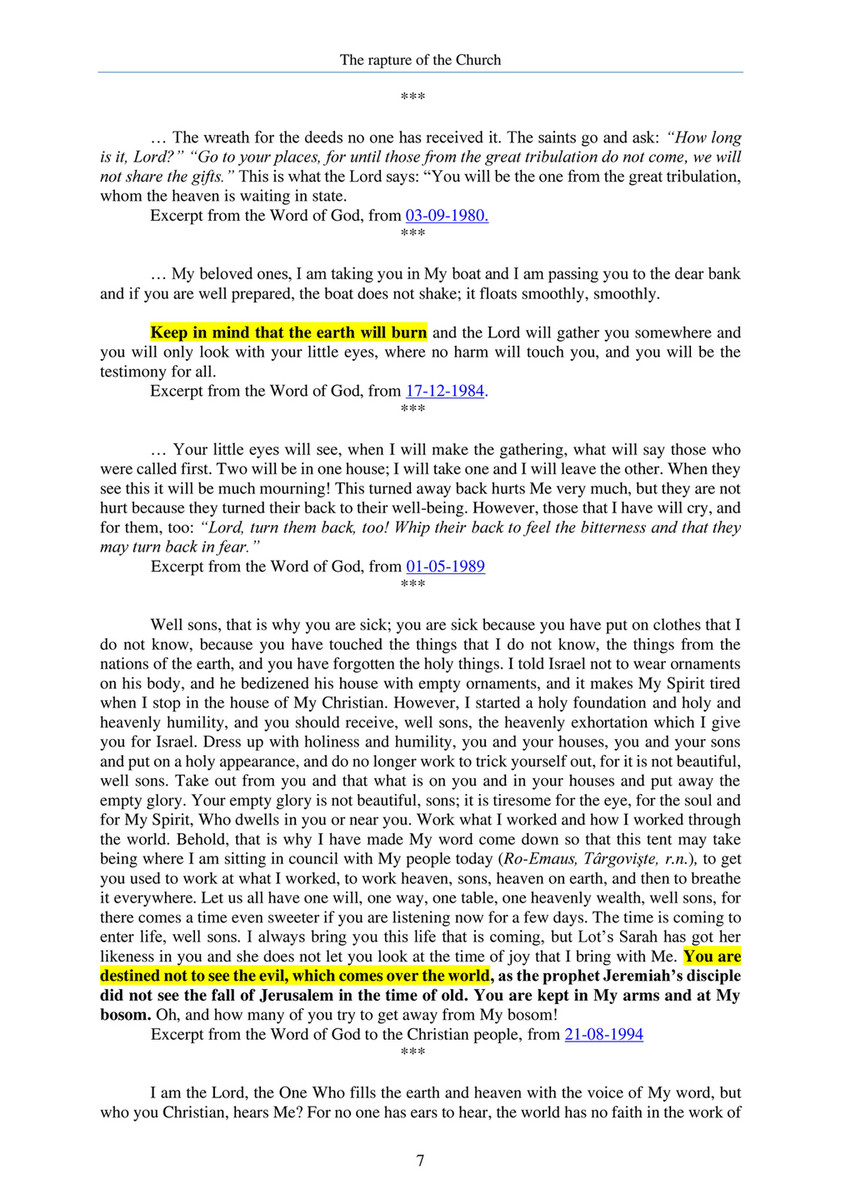 The Word Of God In Romania The Word Of God About The Rapture The Abduction Of The Church Page 7 Created With Publitas Com