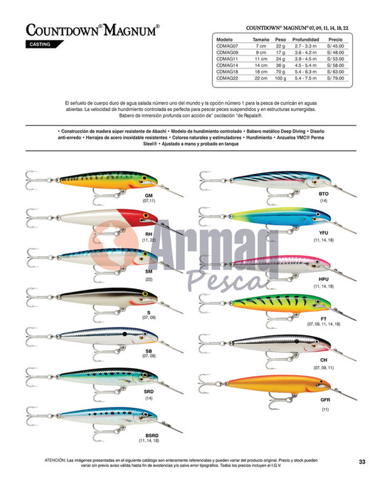Esca Galleggiante Rapala F-13 Personalizzata Dipinta A Mano &ndash; Legno, Positiva, Multicolore, 1/4 Oz