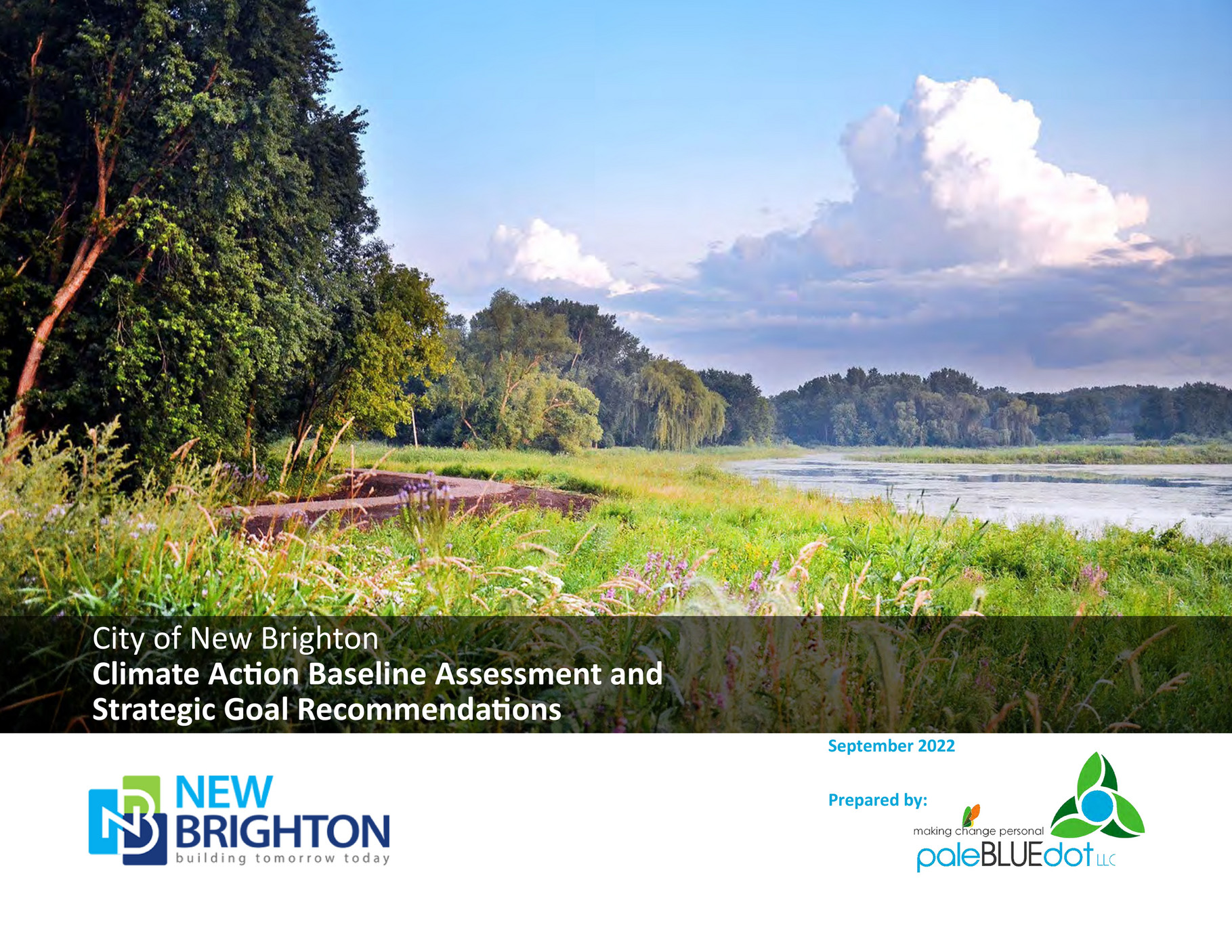 paleBLUEdot New Brighton Climate Aciton Baseline and Reduction