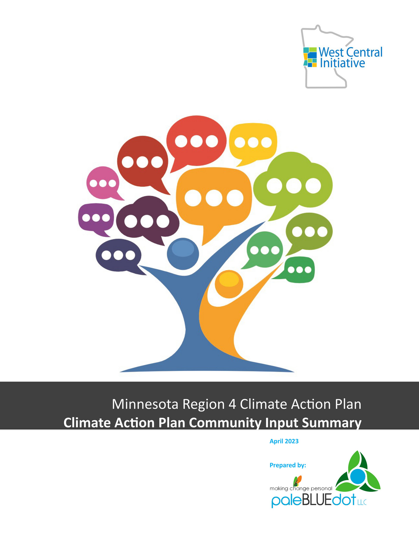 paleBLUEdot MN Region 4 Climate Action Community Survey Report Page