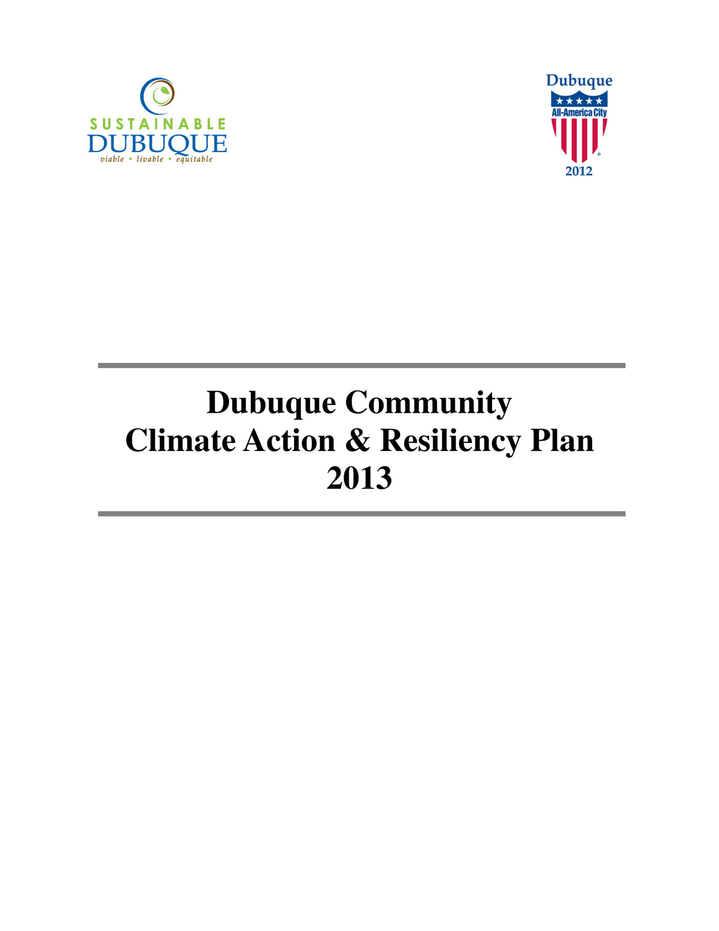 Palebluedot 2013 Climate Action And Resiliency Plan Page 1