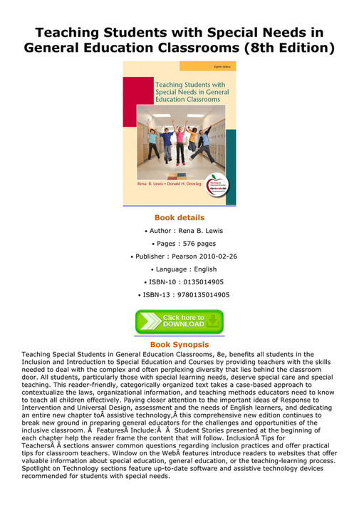 realindra - Teaching Students with Special Needs in General Education ...