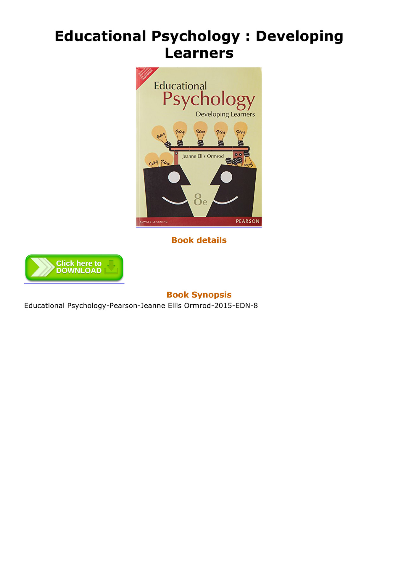 PDF - Educational Psychology Developing Learners - Page 1 - Created ...