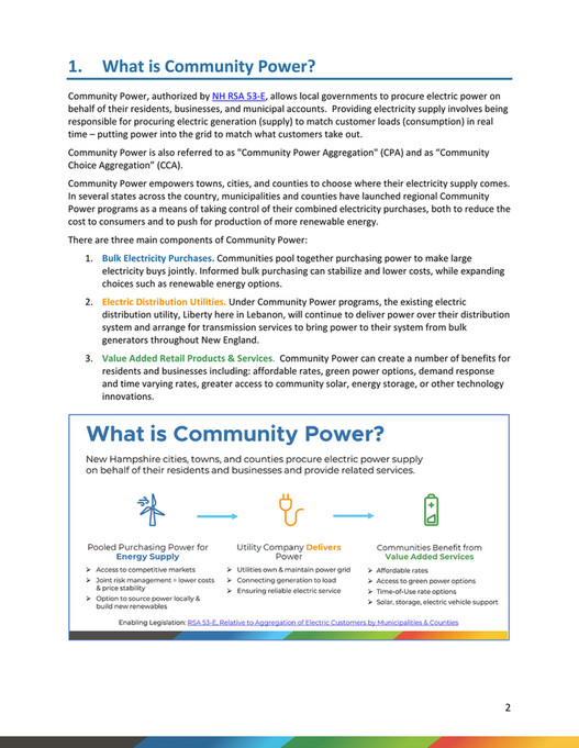 Lebanon Community Power FAQ - Page 3