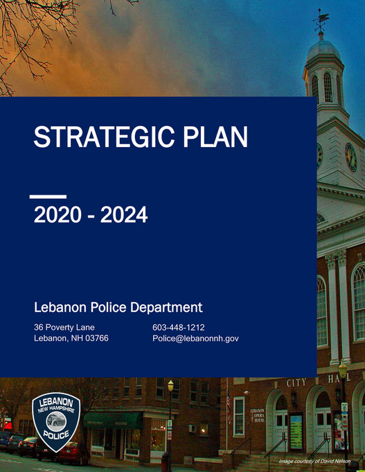 Strategic Plan - Lebanon NH Police Department - Page 1