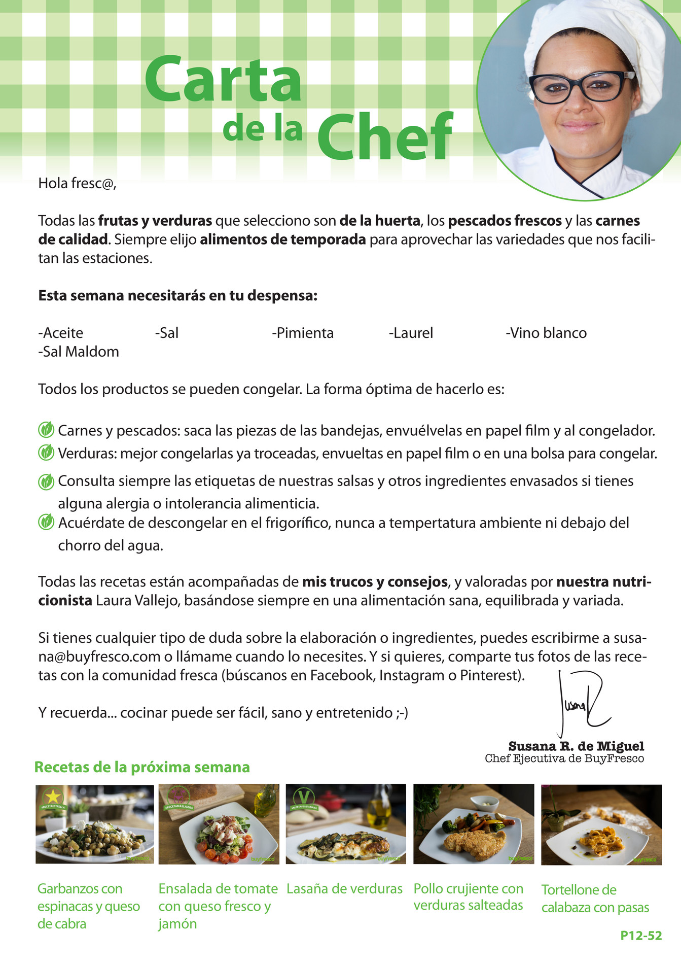 BuyFresco - BUYFRESCO, Cesta 12 para Parejas, 5 recetas para 2 personas - Página 8-9