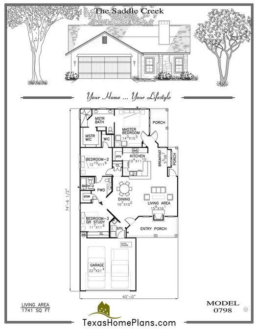 Texas Home Plans - Garden Homes, Casitas, & Duplexes - Page 36-37