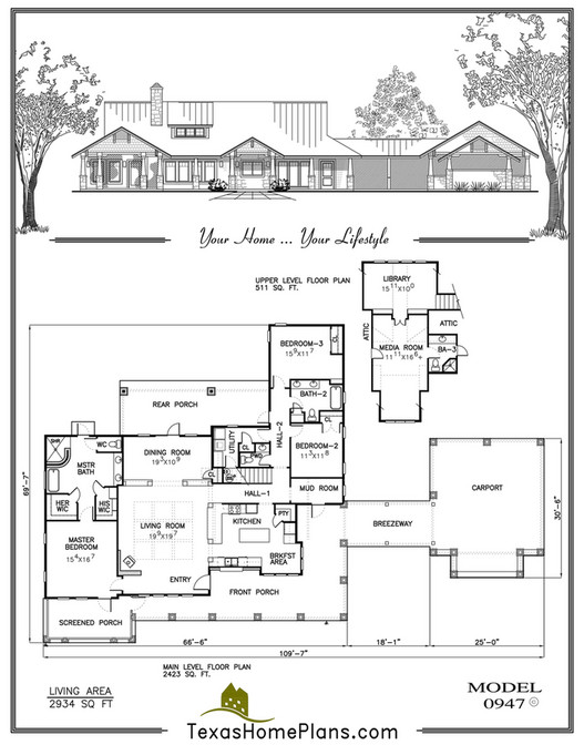 texas home plans - TEXAS TRADITIONAL- HOMES - Page 32-33