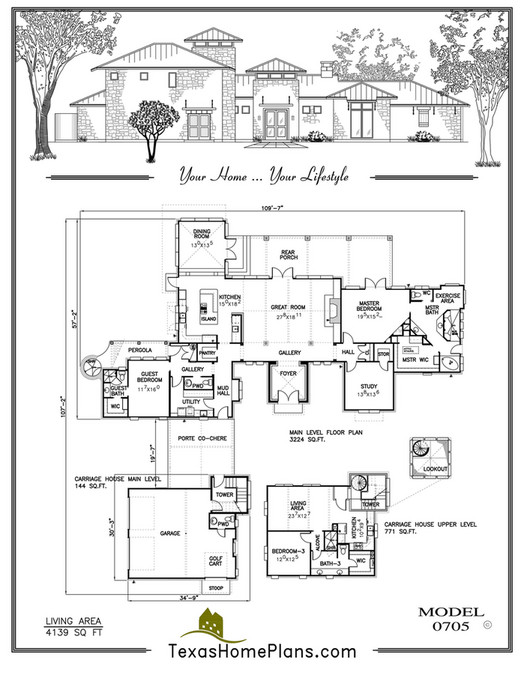 texas home plans - TEXAS CONTEMPORARY-HOMES - Page 4-5