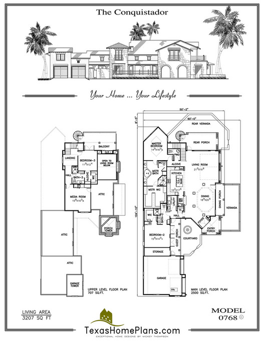 texas home plans TEXAS MISSION HOMES Page 6465