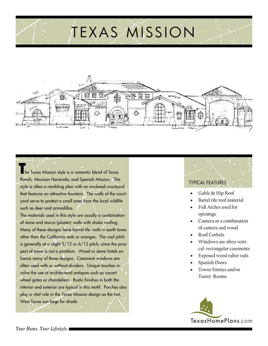 texas home plans TEXAS MISSION HOMES Page 45