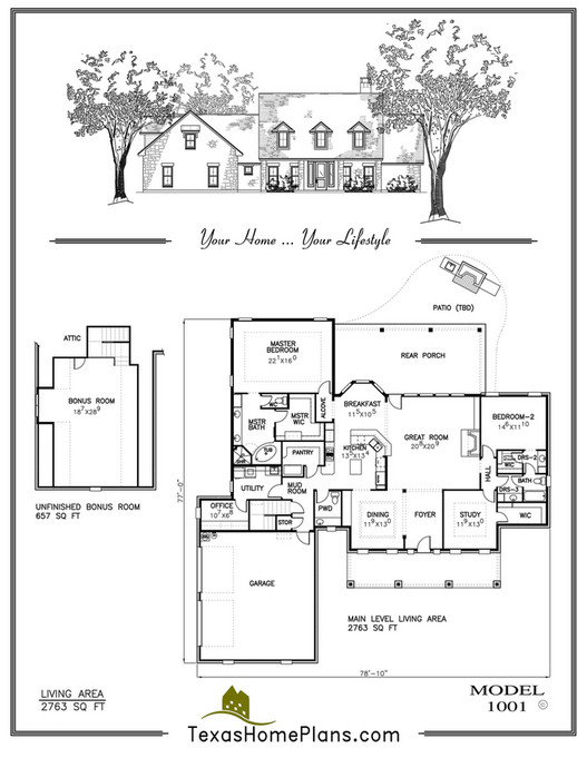 texas home plans - TEXAS FARM - HOMES - Page 104-105