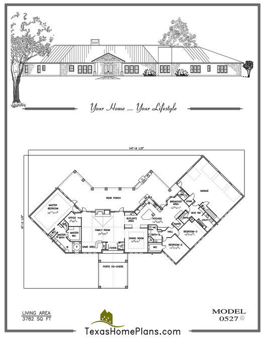 texas home plans - TEXAS RANCH- HOMES - Page 16-17