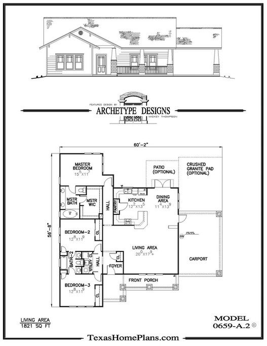 texas home plans - TEXAS RANCH- HOMES - Page 30-31