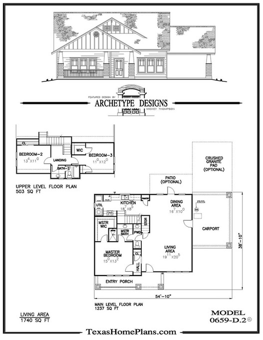 texas home plans - TEXAS RANCH- HOMES - Page 32-33