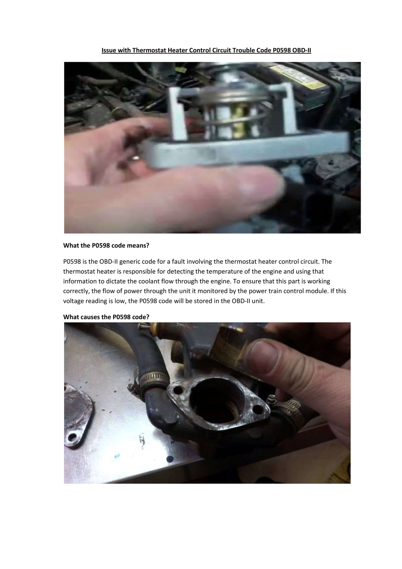 My publications Partsavatar, Toronto Issue with thermostat heater