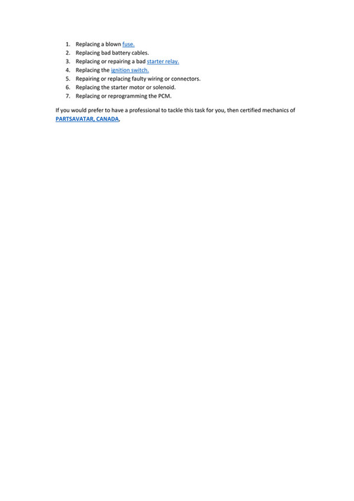 My Publications Partsavatar Canada Symptoms And Causes Of P0615 For A More Accessible Version Of This Content We Recommended Using The Pdf Menu Option