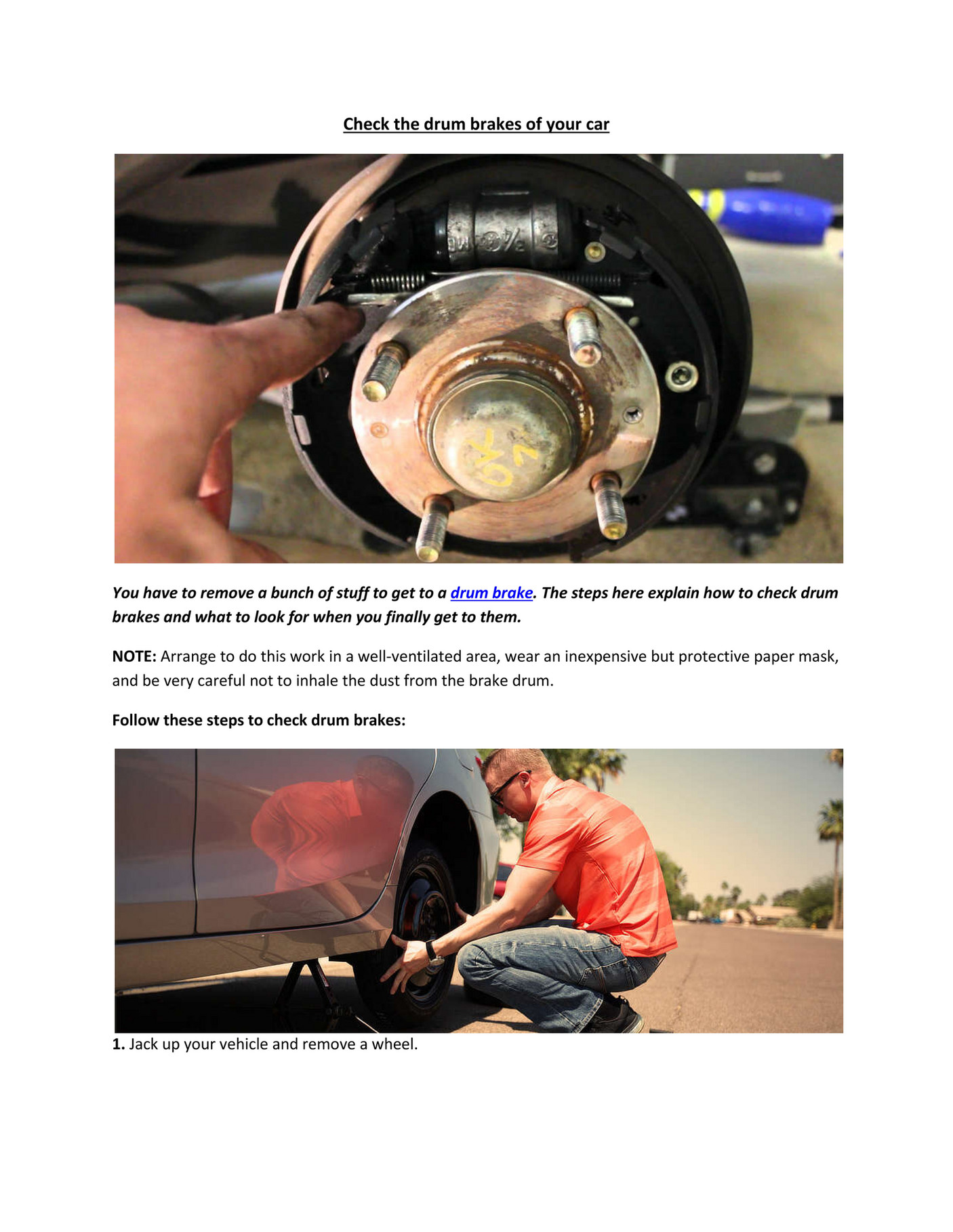 My publications Partsavatar Car Parts, Toronto How do i check drum