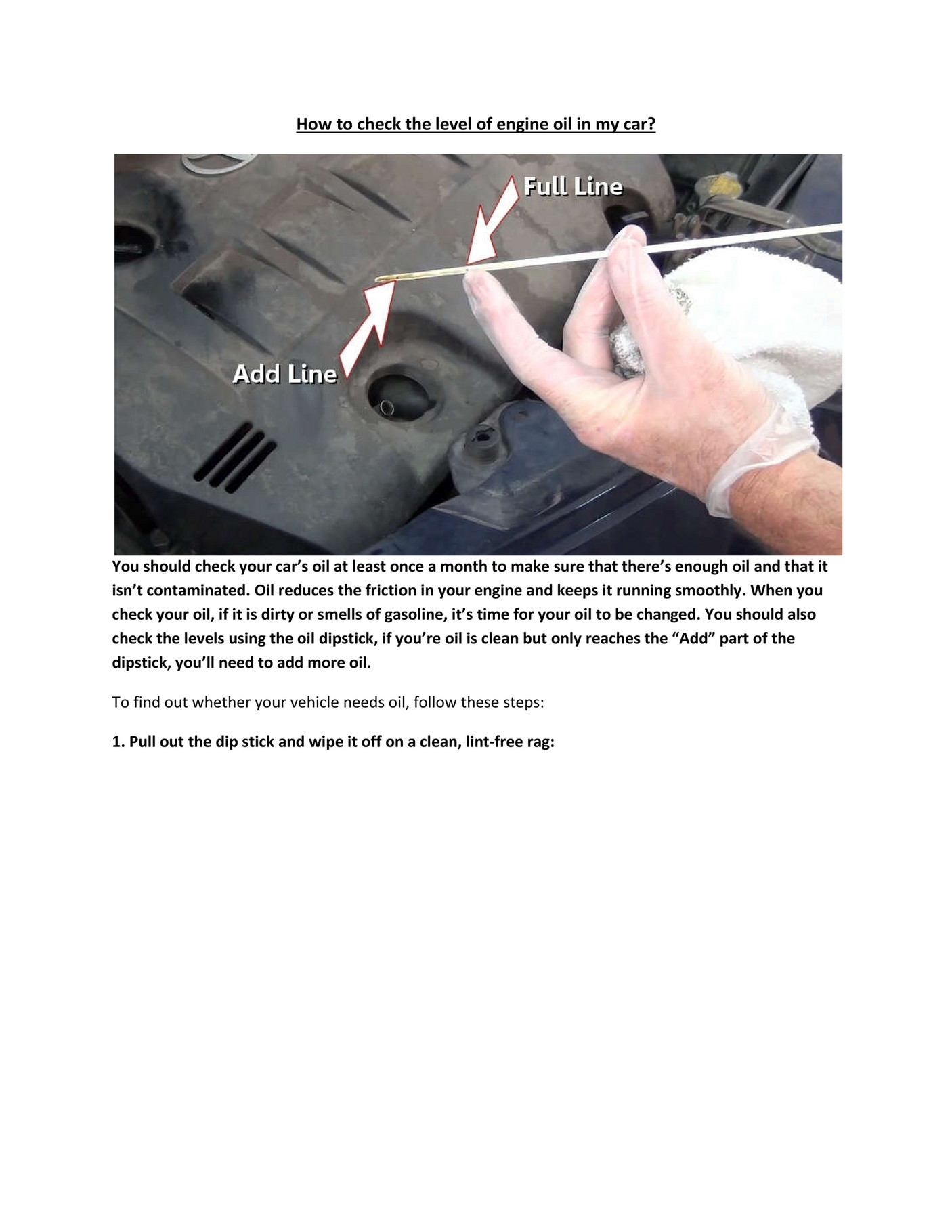 My Publications Partsavatar Canada How To Check The Level Of 