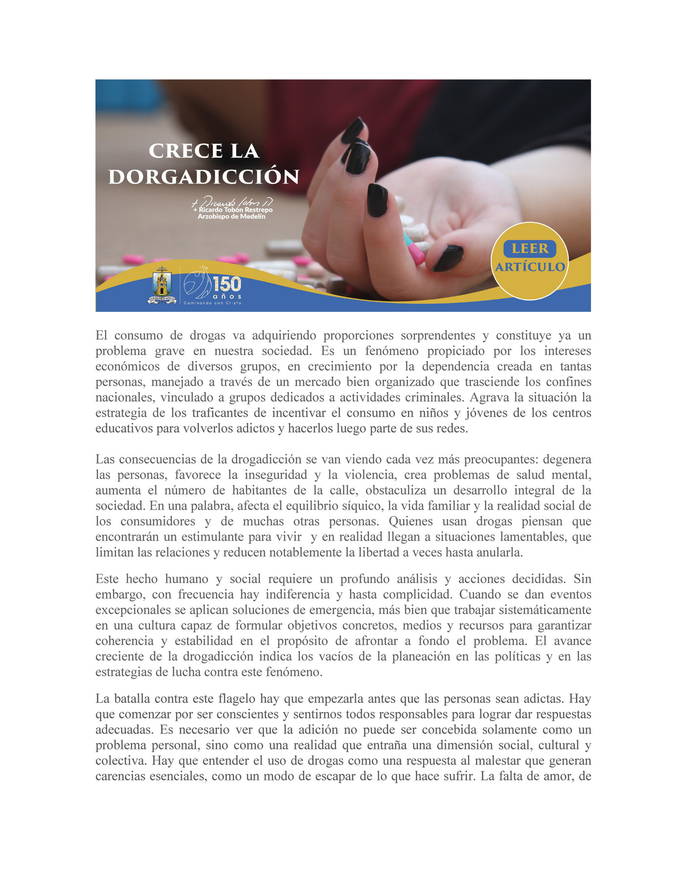 Arquidiócesis de Medellín Editorial 761 Página 1 Created with