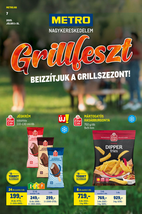 Élelmiszer és Szezonális Ajánlataink Kiskereskedőknek 2025/07