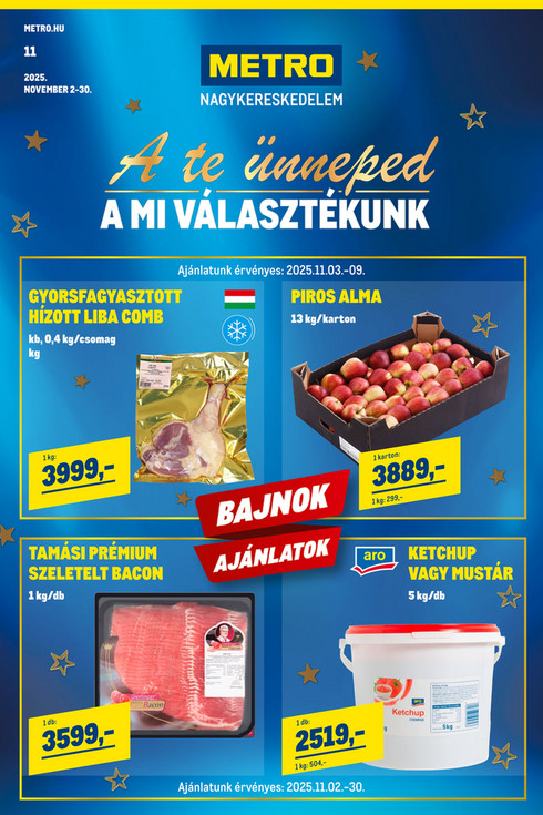 Élelmiszer és Szezonális katalógus! 2025/11