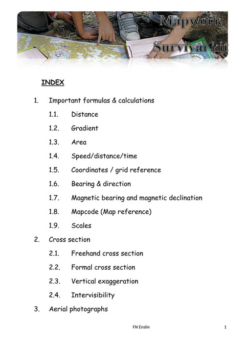 Curro College Hazeldean - MAPWORK survival kit 2017 - Page 1 - Created ...