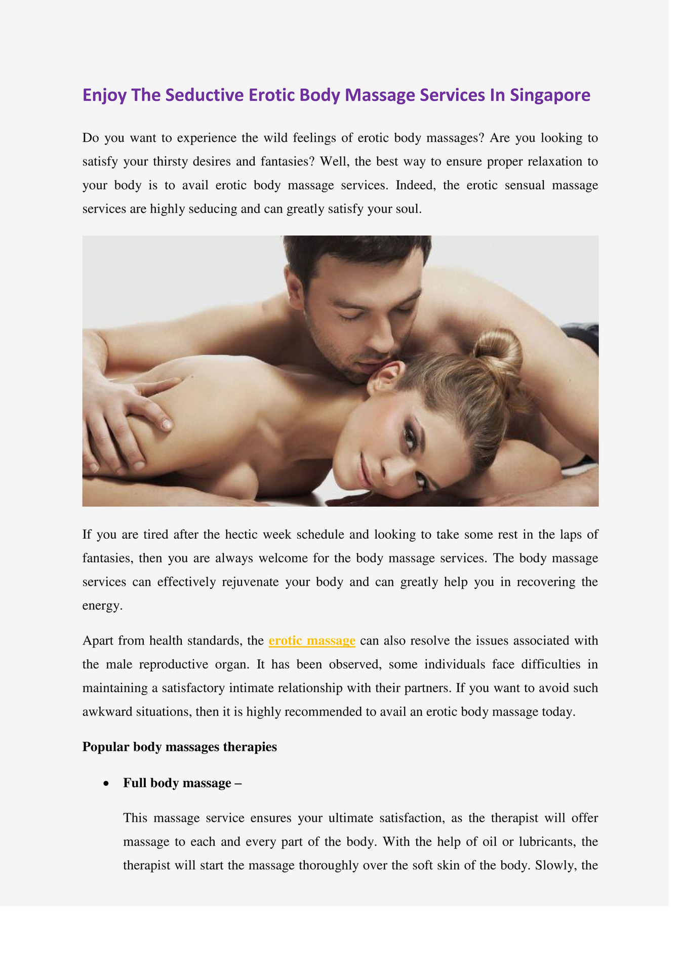 Lollipop Massage - Enjoy The Seductive Erotic Body Massage Services In  Singapore - Page 1 - Created with Publitas.com