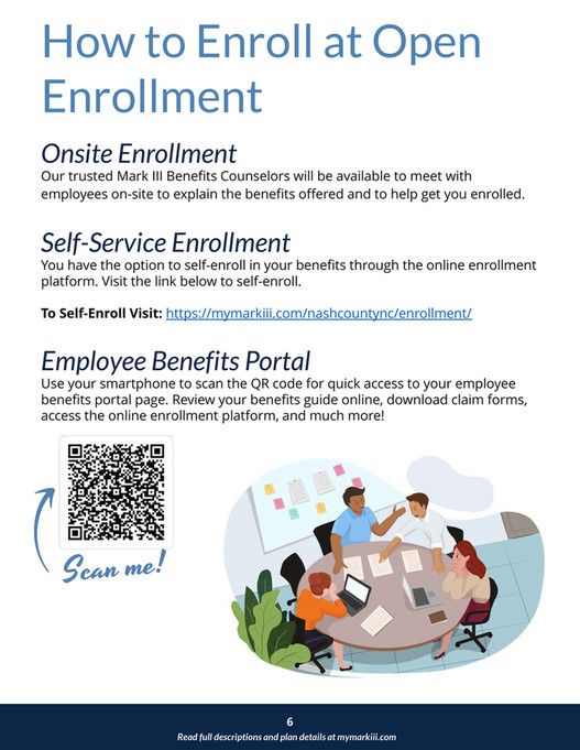 Mark III Employee Benefits Nash County Employee Benefits Booklet