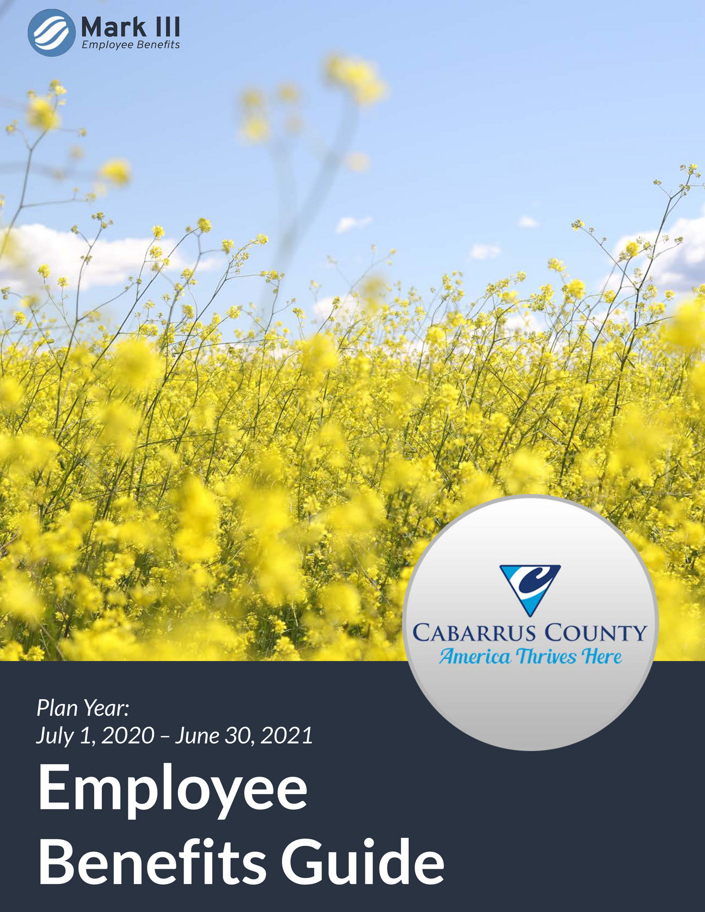 Mark Iii Employee Benefits Cabarrus County Benefits Booklet Page 1