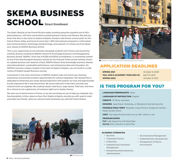 Business school france english