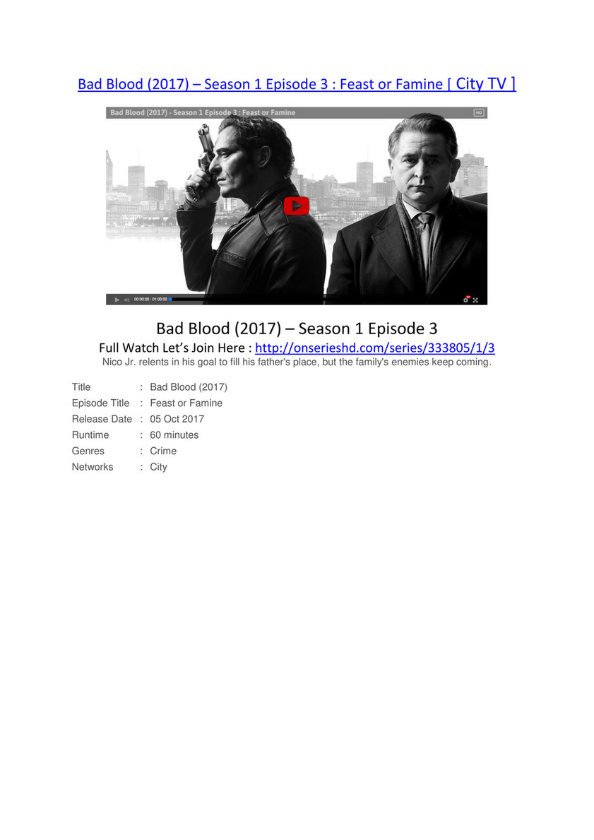 bad blood season 3