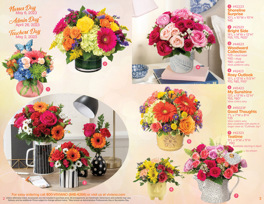 Viviano Flower Shop Spring 2023 Page 2 Created with