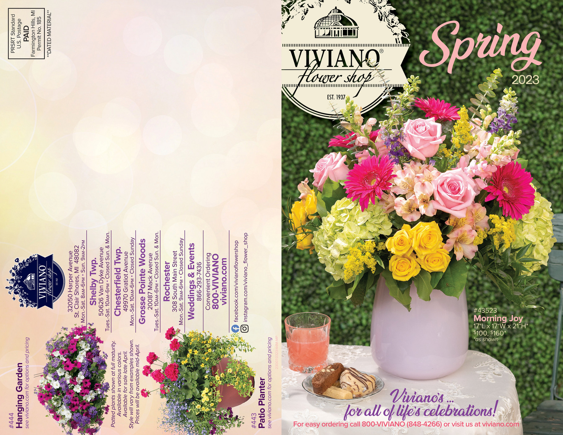 Viviano Flower Shop Spring 2023 Page 1 Created with