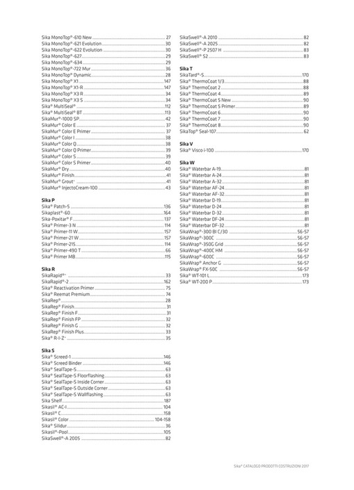 My Publications Catalogo Sika 17 Pagina 10 11 Created With Publitas Com