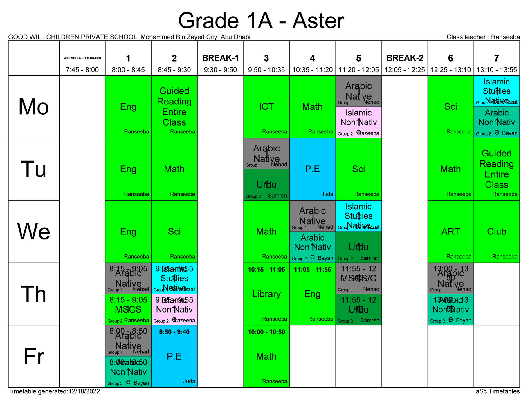 Good will children school gr 1 8 classes page 1 created with