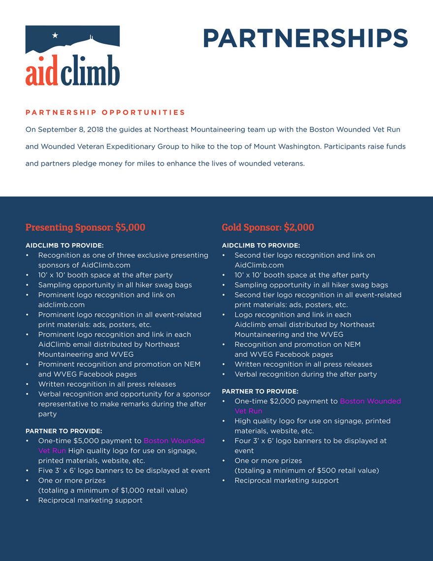 Wne Aidclimb Partnership Kit Page 3 Created With Publitas Com