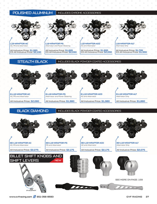 CVF Racing - Official Product Catalog for 2025 - Page 26-27