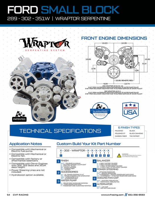 CVF Racing - Official Product Catalog for 2025 - Page 54-55